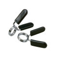 Barbell Quick Realease Stainless Steel Spring Collar with Rubber Grip